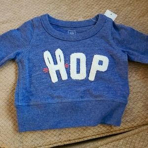 Gap Sweatshirt sz 0/3 NWT